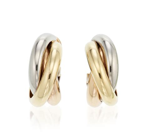 cartier baby trinity earrings|cartier trinity earrings sale.